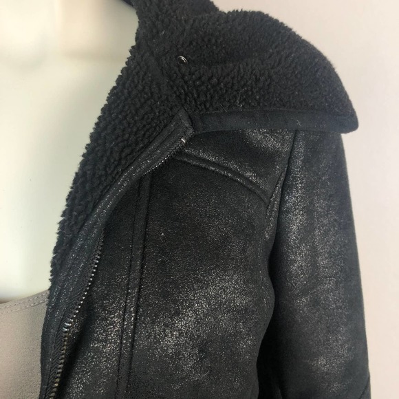 🔥 3 for $30 Guess motorcycle style black jacket - Picture 3 of 13